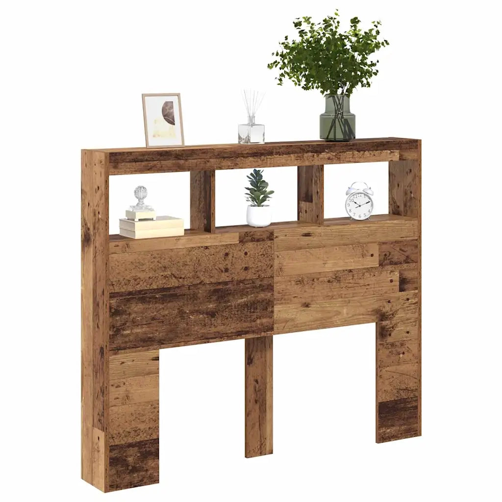 Testiera-Testata-Testiera Decorativa Legno vecchio 120 x 17 x 102 cm Legno multistrato