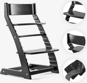Seggiolone per bambini - 50D x 45B x 80H cm - Nero