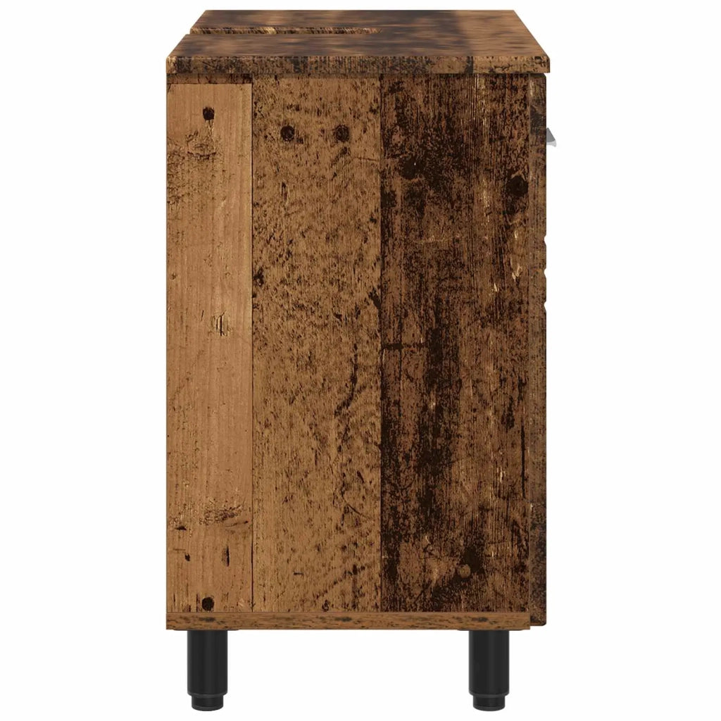 Mobiletto da bagno Legno antico 60 x 35 x 60 cm 889413