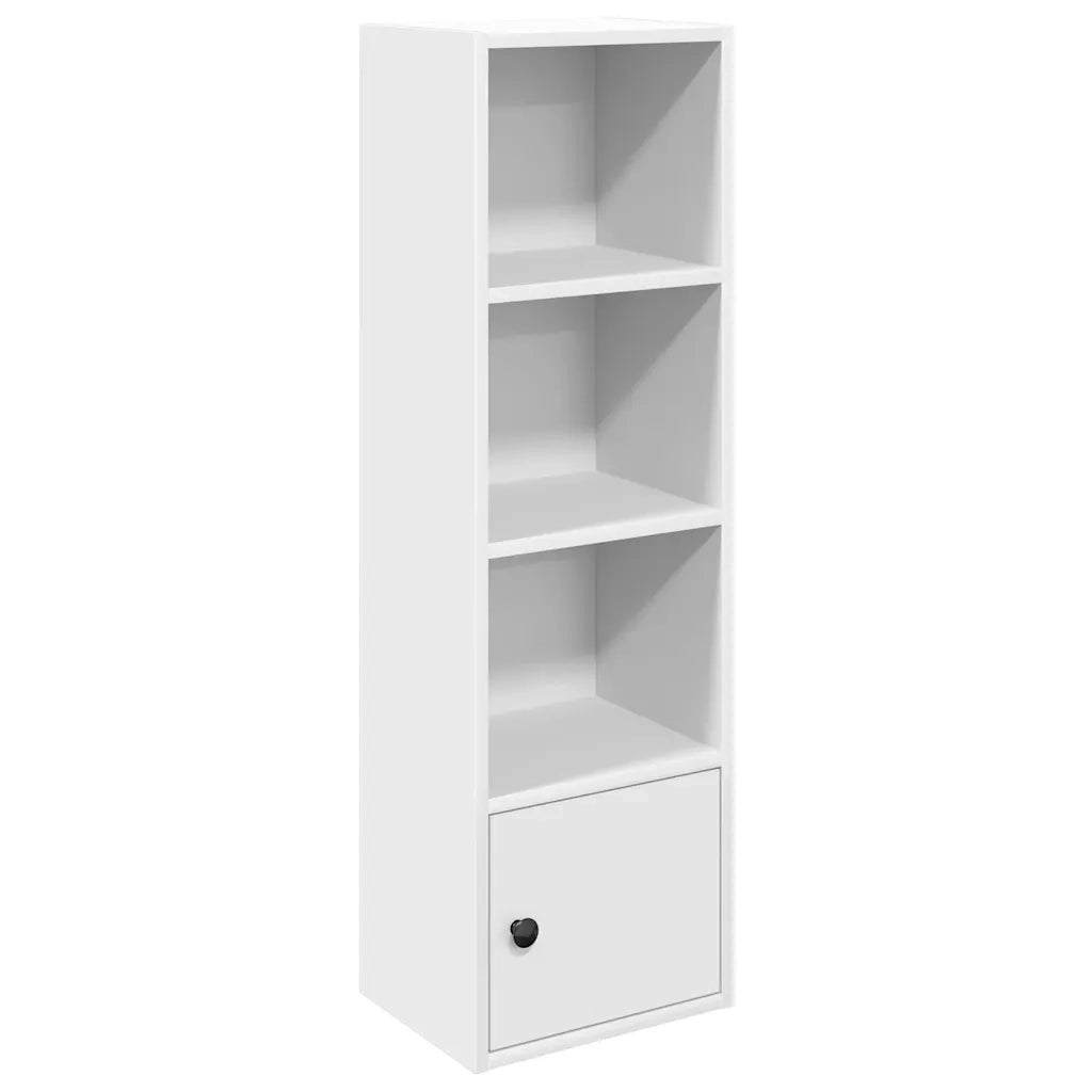 Libreria Bianca 31x24x102 cm in Legno Multistrato 860337