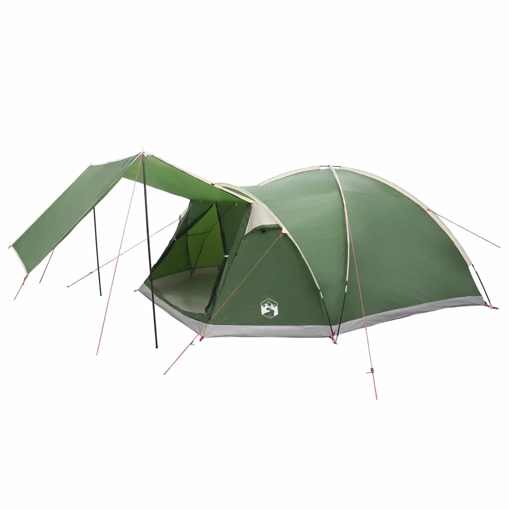 Tenda Capanna con tetto Verde 8 persone Poliestere e Acciaio 42028587