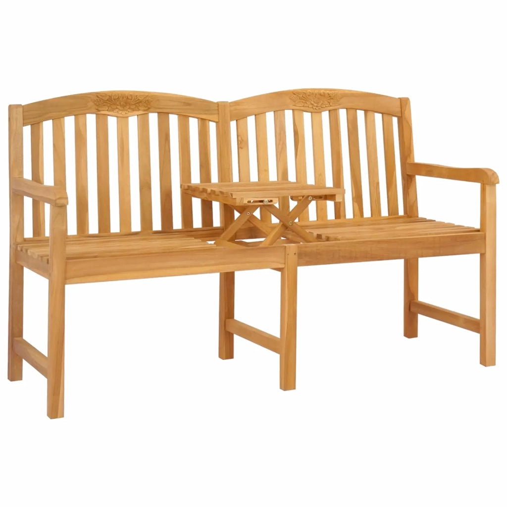 Panchina in legno intagliata a mano Naturale 150,5 x 60 x 95 cm 42030017