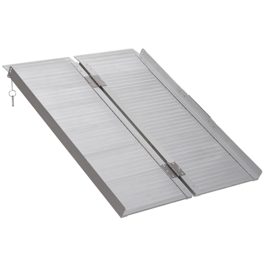 Rampa per Sedia a Rotelle Pieghevole in Alluminio ¨C zephmum ¨C 91x74 cm