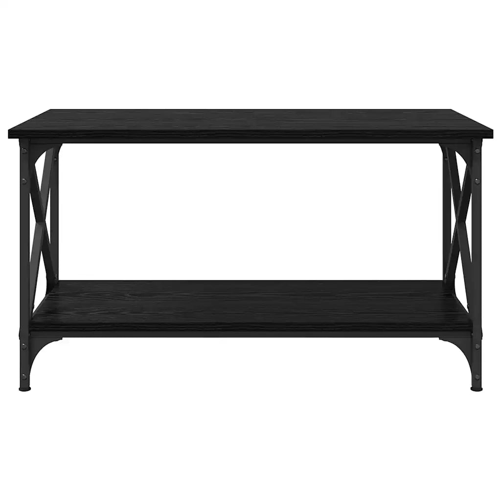 Tavolino da salotto | Tavolino da caff¨¨ | Tavolino da Soggiorno Rovere nero 80 x 45 x 45.5 cm