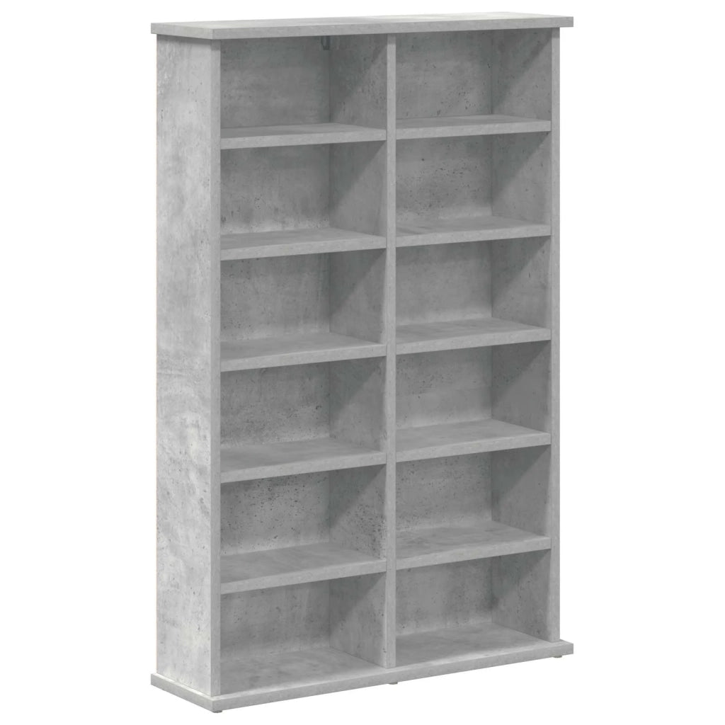 Mobile per CD 2 pz Grigio Cemento 60 x 17 x 92 cm 8012737