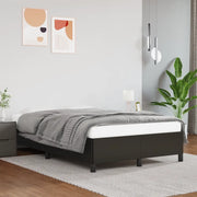 Giroletto senza Materasso-Struttura Letto Nero 120x190 cm Similpelle 242439