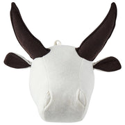 Decorazione in peluche per la cameretta dei bambini giocattolo di toro di cotone bianco da appendere