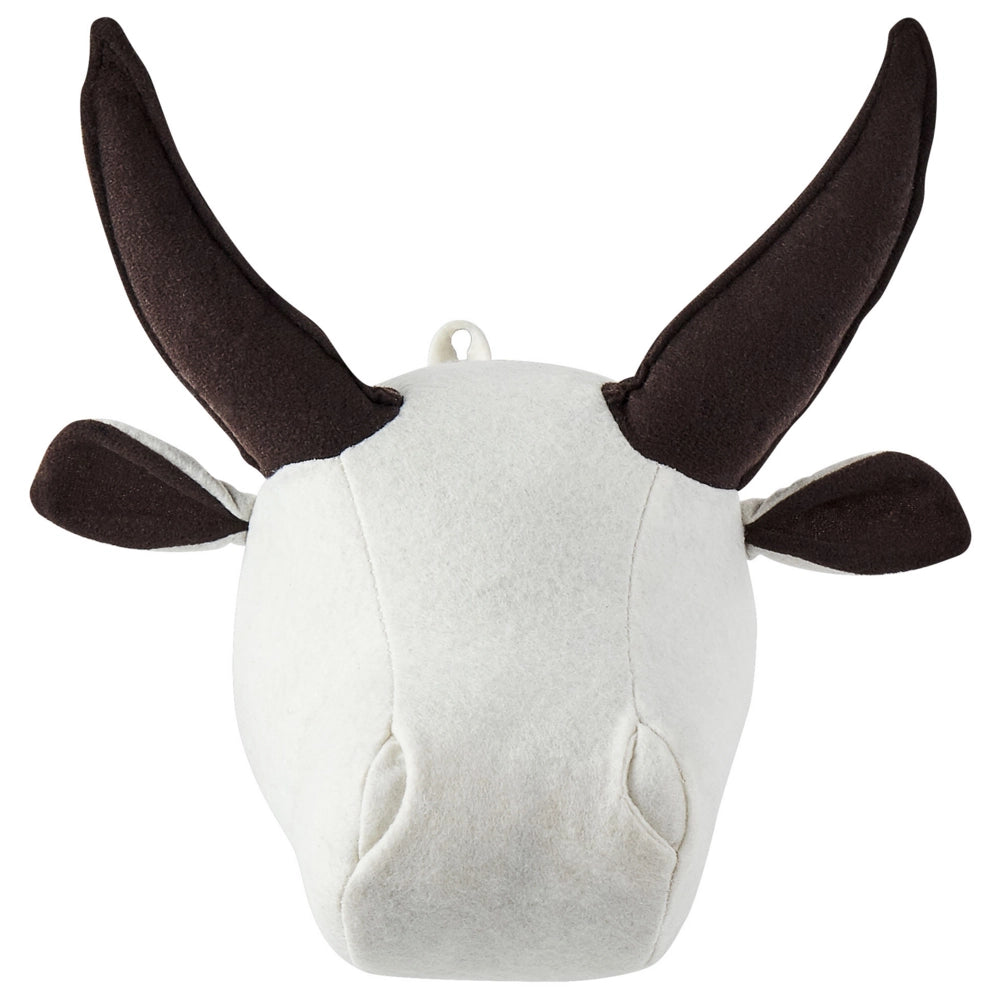 Decorazione in peluche per la cameretta dei bambini giocattolo di toro di cotone bianco da appendere