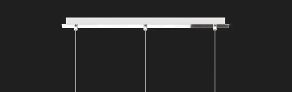 SOSP. CROMO 3 LUCI RETTANGOLARE VETRI (1 PICCOLO TRASPARENTE+2 PICCOLI FUME') 1193CR-S3 RP-TF