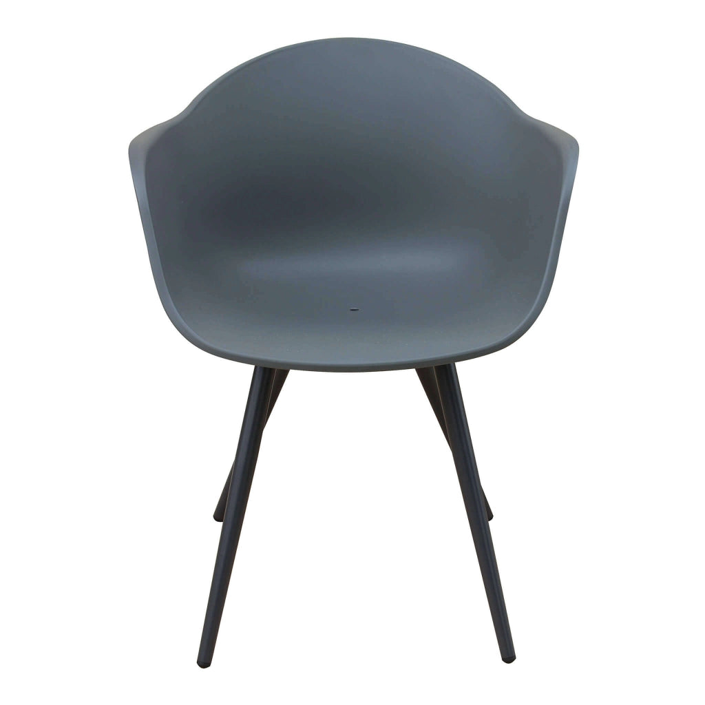 Poltrona da Giardino in Plastica Alluminio cm 56x61x74 - DYNA