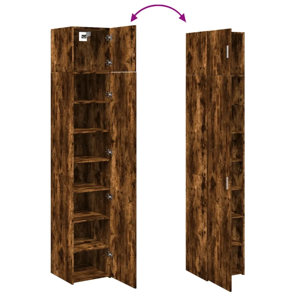Mobile Sottile Rovere Fumo 40x42,5x225 cm in Truciolato CFW8609806