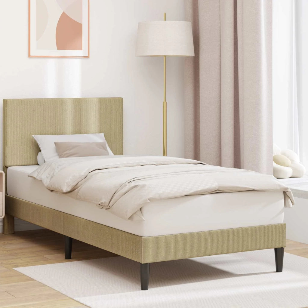 Struttura del letto-Giroletto Grigio Verde Chiaro 90 x 200 cm