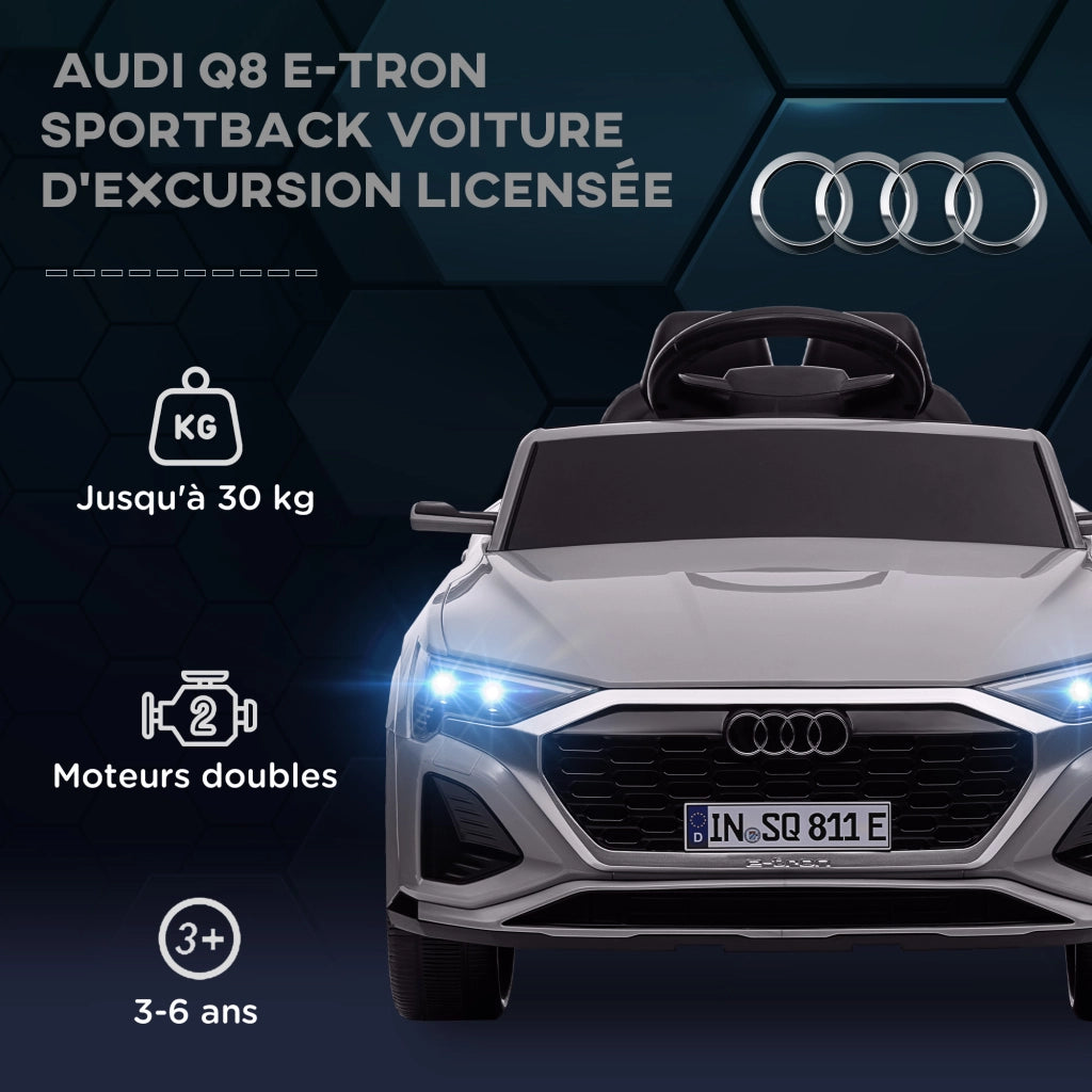 Auto elettrica per bambini ¨C Minimal ¨C Grigio