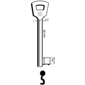 CHIAVI SILCA PATENT NFH4L OLC- 5,0 pz