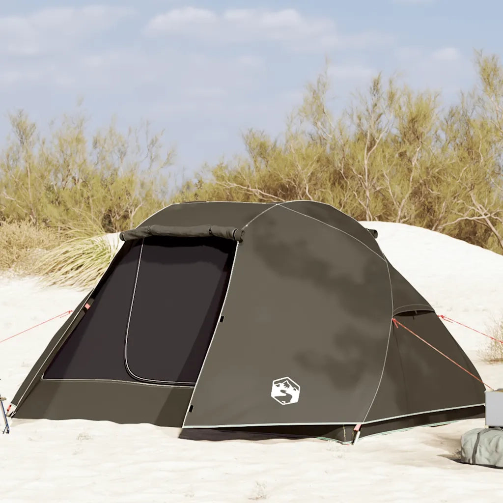 Tenda da Pesca per 5 Persone Marrone Impermeabile 4100659
