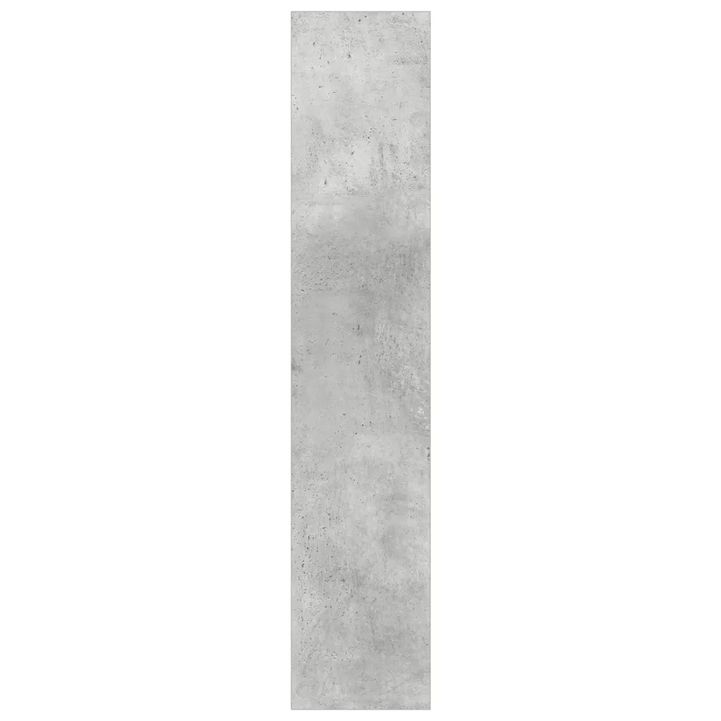 Scarpiera | Mobile per scarpe a Muro Grigio Cemento 60x18x90cm in Legno Multistrato