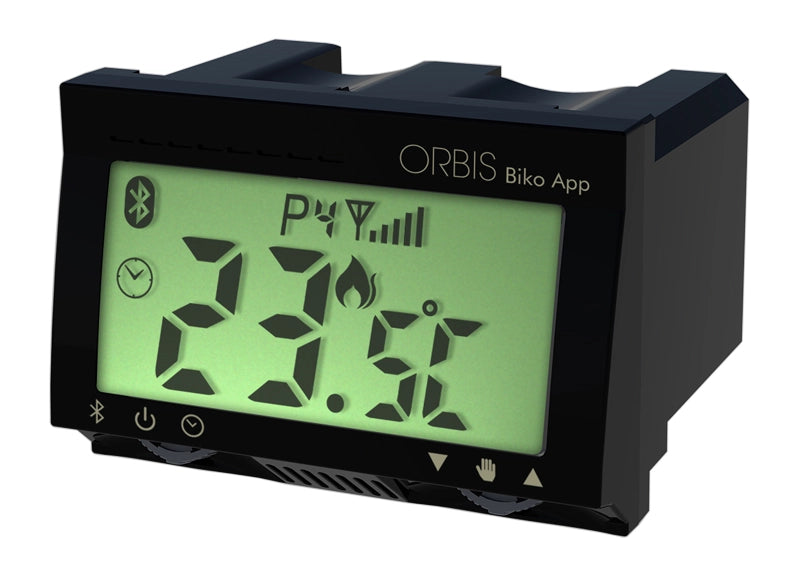 CRONOTERMOSTATO DIGITALE SETTIMANALE BIKO APP ANTRACITE ORBIS