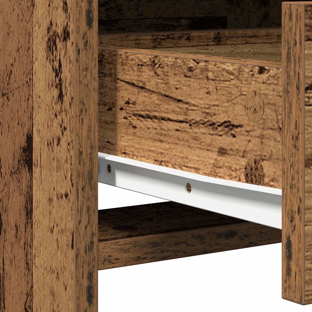 Credenza | Madia | Buffet da pranzo | Armadio da pranzo Legno vecchio 40 x 41 x 135 cm Legno multistrato