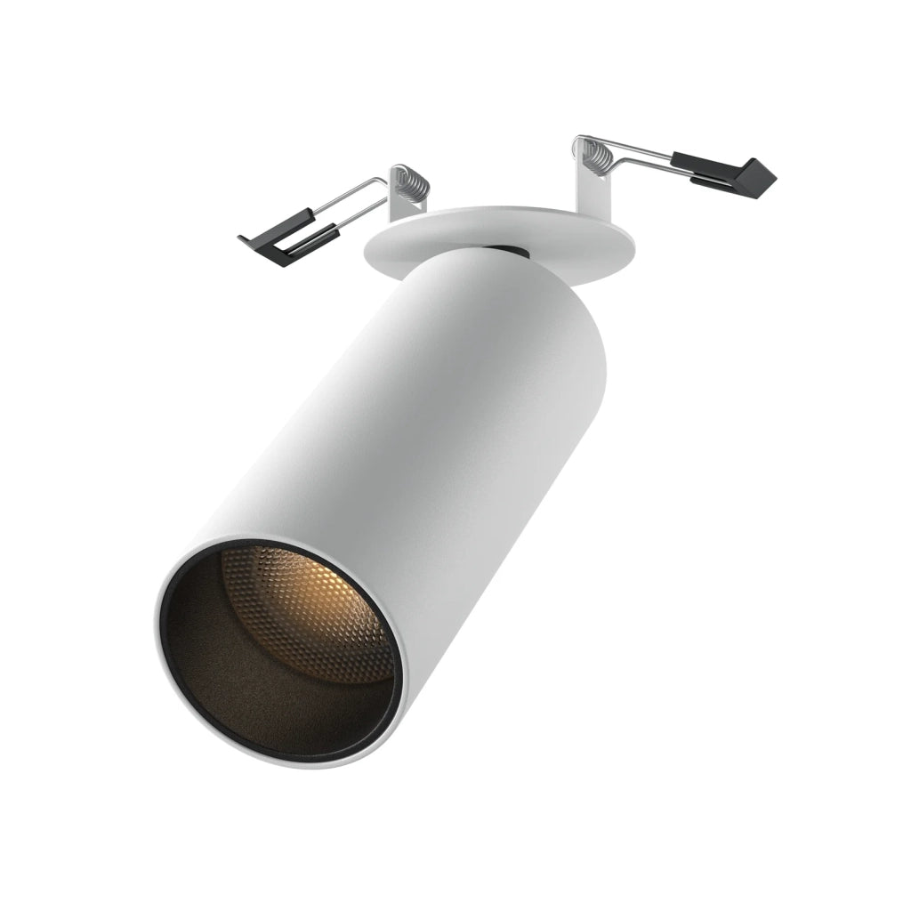 Maytoni Lampada da Incasso FOCUS LED 1 luce LED integrato bianco alluminio