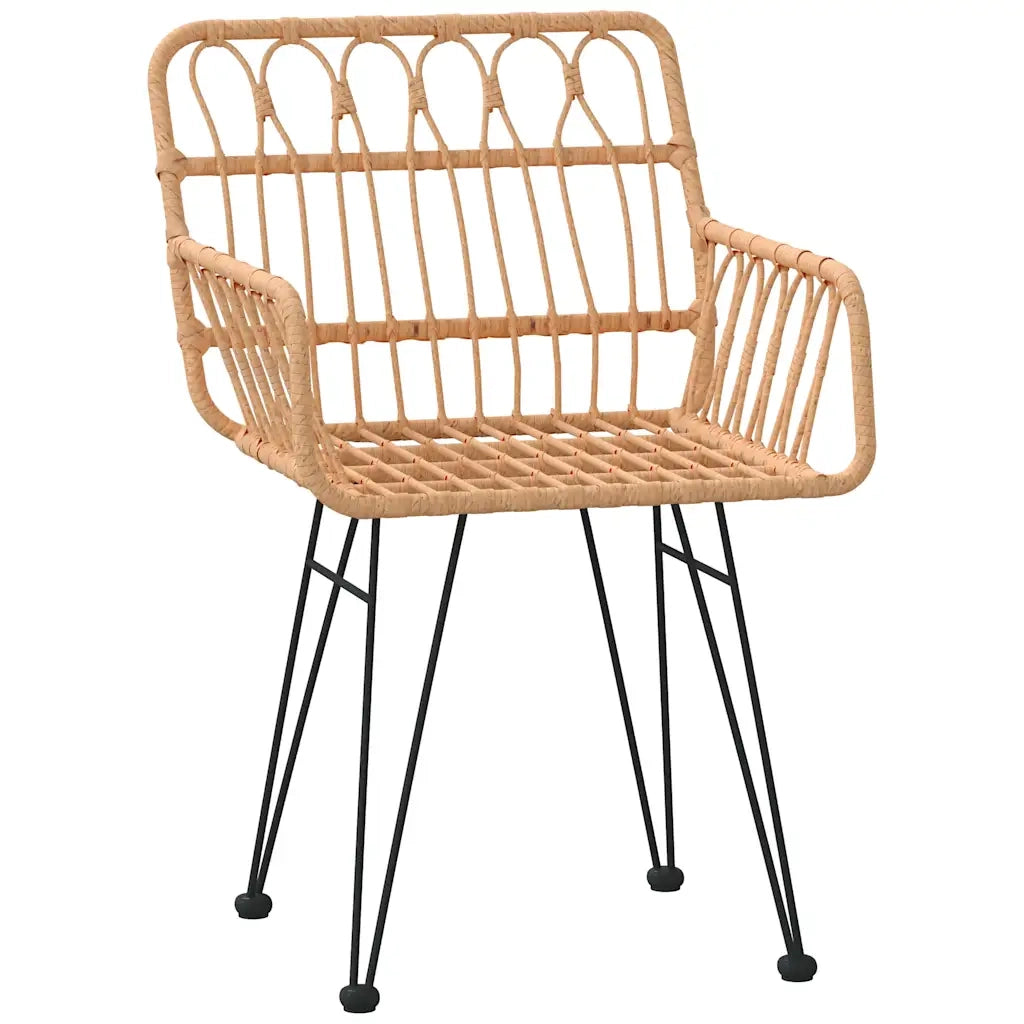 Set da Pranzo per Giardino 5 pcs Marrone 3379178