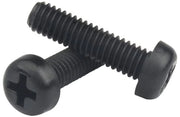 Viti in nylon - Viti in plastica - Ideali per macchine - Nero - Viti a testa rotonda - M5x10mm - 50 pezzi - Adatti per diversi tipi di applicazioni