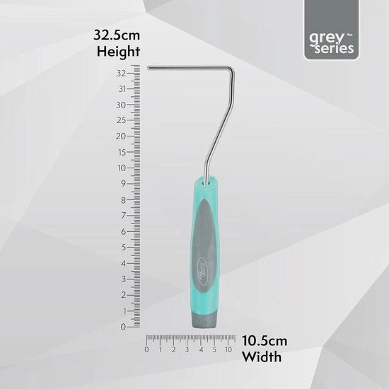 Framma per pennello a mano miniatura - Manico ergonomico - Mini pennelli 4"-6" - Barra cromata 6mm - Pennelli per angoli e spazi stretti professionali