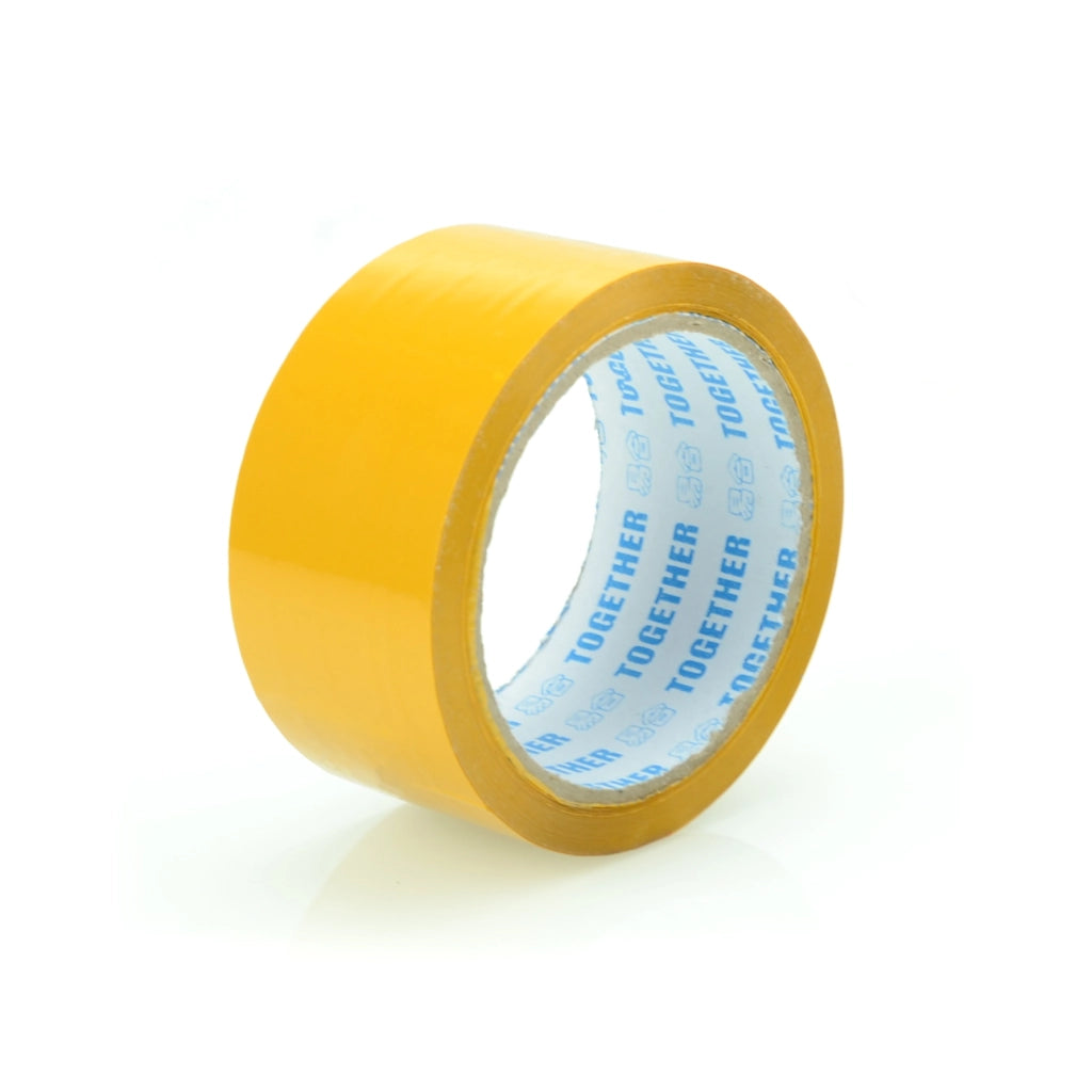 Nastro Adesivo Giallo Rosfix 48 mm x 50 m – Alta Aderenza e Resistenza UV | Uso Domestico, Ufficio, Scuola, Officina