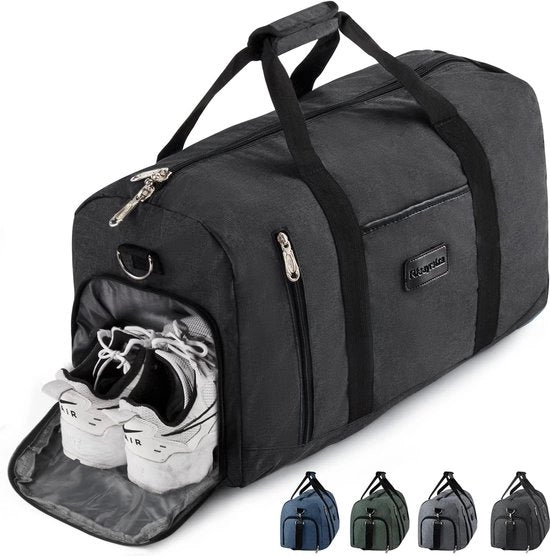 Borsa sportiva per uomini, valigetta con tasca per scarpe, borsa sportiva, bagaglio multifunzionale