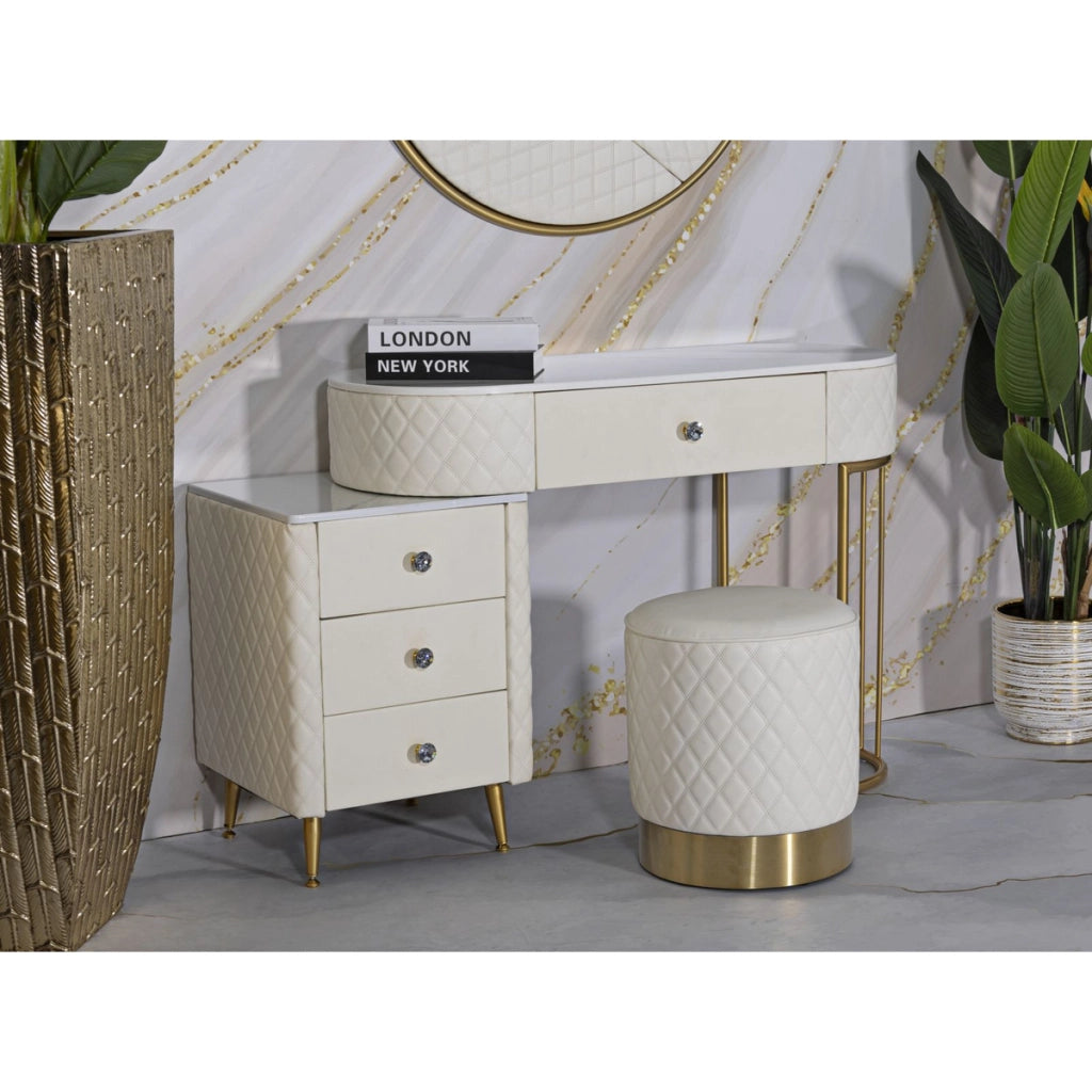 Pouf VKH354, Bianco, Legno, 36x36x39 cm
