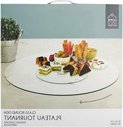 Piatto da Cucina 60x60 con Vaschetta Rotante 45 cm Cristallo 60x60