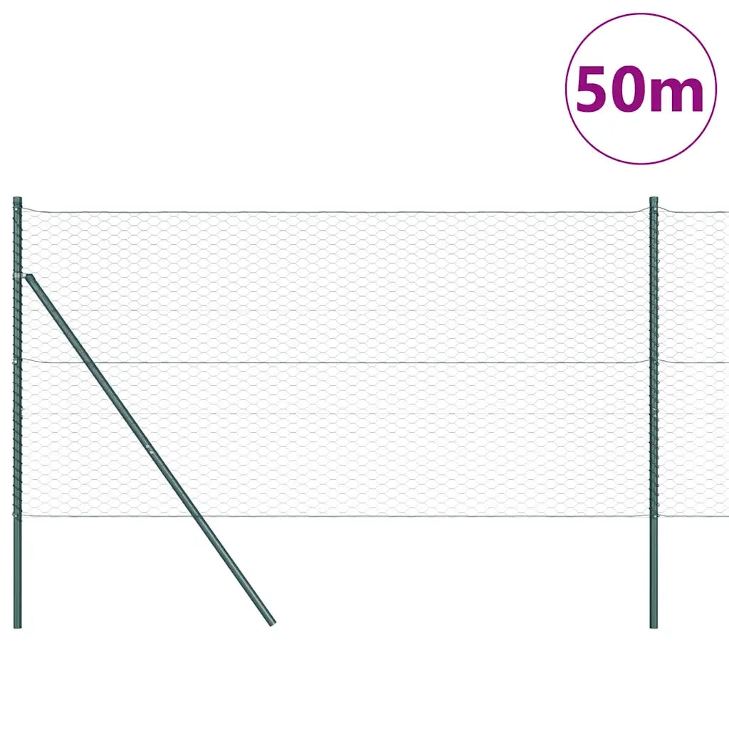 Palo della recinzione Verde 50 x 1,2 m (rete da 36 mm)