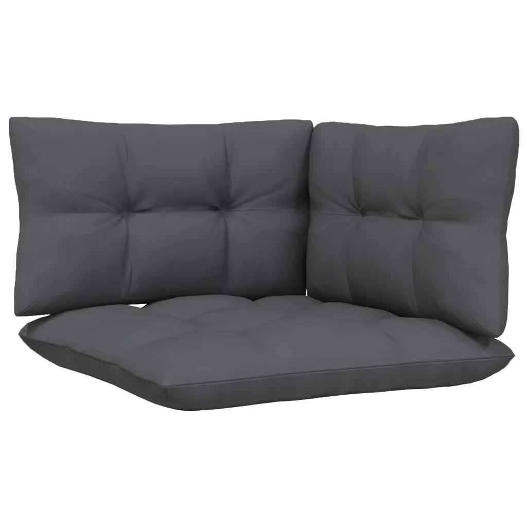 Set Divani da Giardino 3 pz | Set Salotto da Giardino con Cuscini Legno Massello di Pino