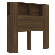 Testiera | Testata con Scomparti Rovere Marrone 100x18,5x102,5 cm