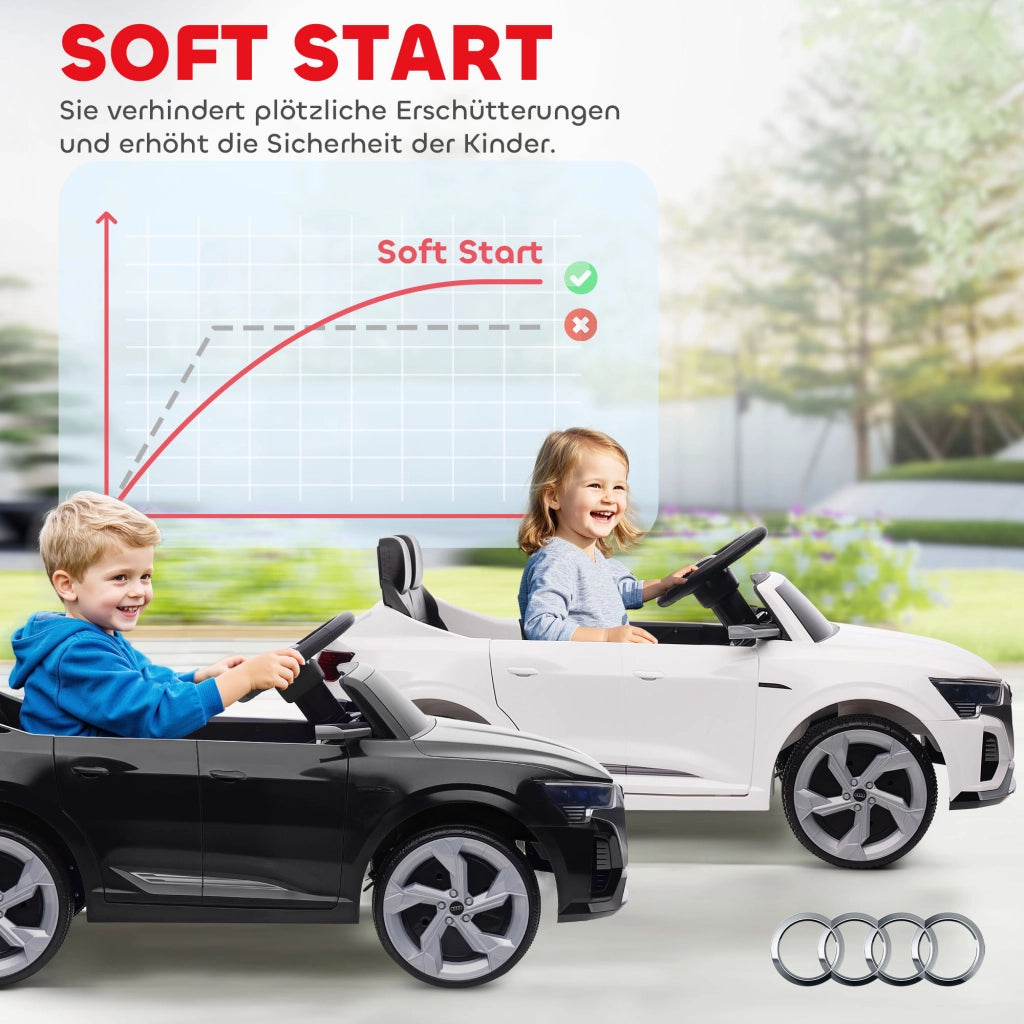 Auto Elettrica per Bambini Audi Q8 12V ¨C Xylo ¨C Nero con Telecomando e LED