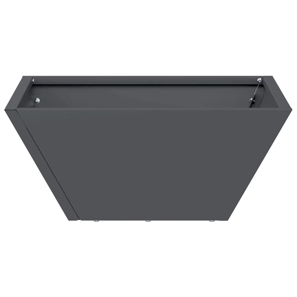Vaso da giardino Antracite 35 x 35 x 15 cm 873800