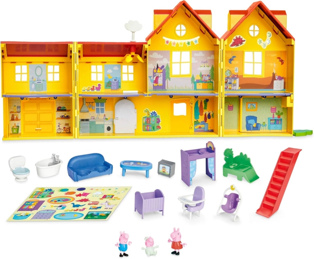 Hasbro Peppa Pig, La Grande Casa di Peppa, Set di Giocattoli per Bambini e Bambine dai 3 Anni in Su, Ottima Idea Regalo,