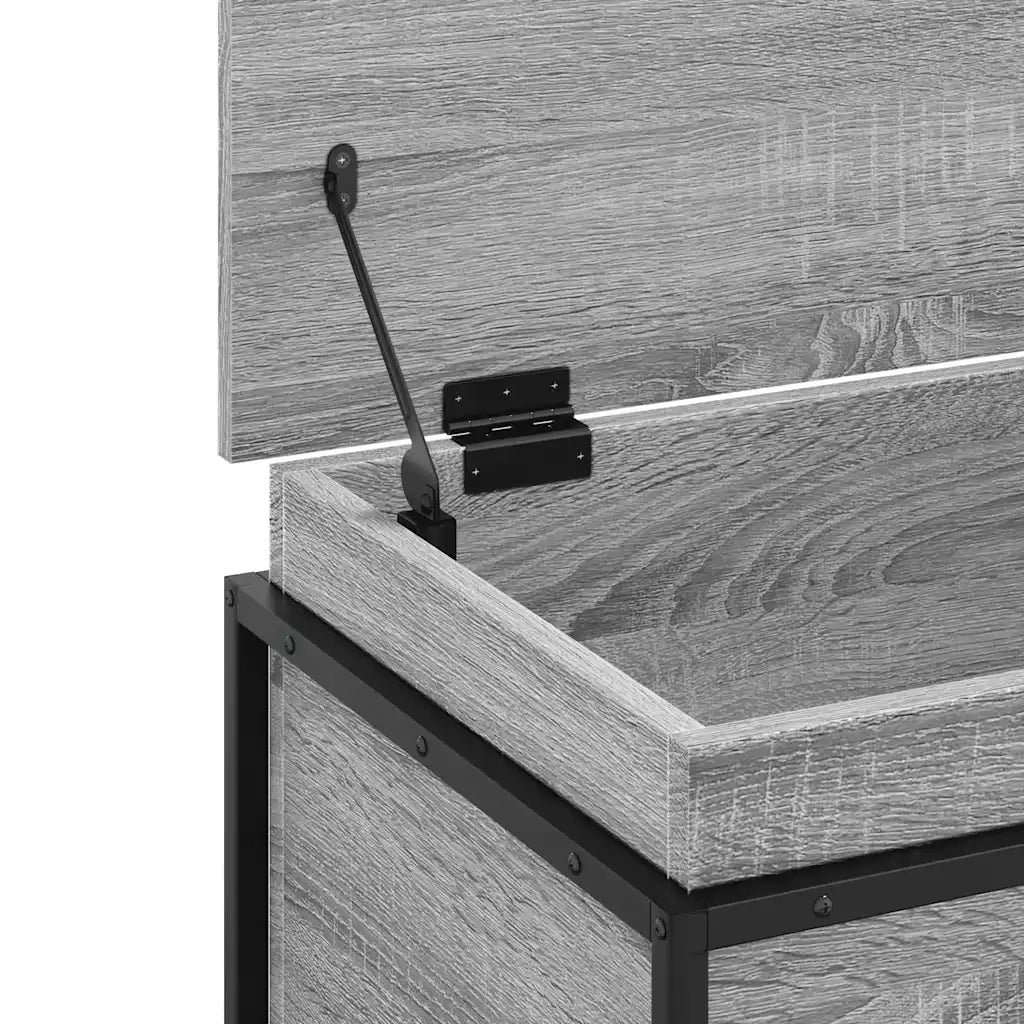 Contenitore con Coperchio Grigio Sonoma 60x40x51,5cm Truciolato 848797