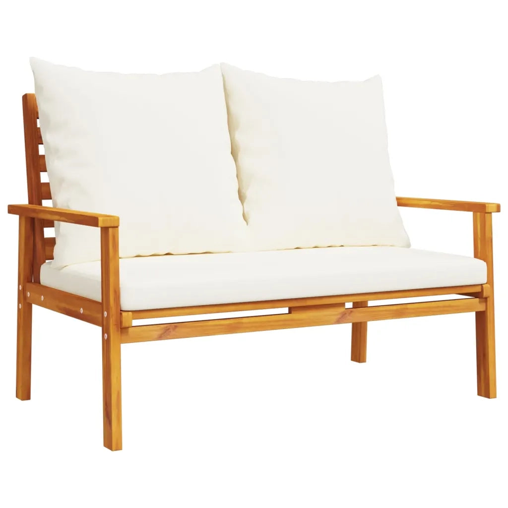 Set da Giardino | Set Salotto da Giardino con Cuscino in Legno Massello di Acacia