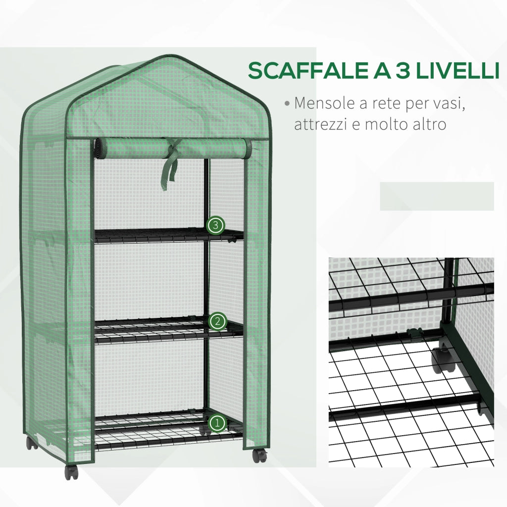 Mini Serra da Giardino ¨C Minimal ¨C 69x49x130cm Verde