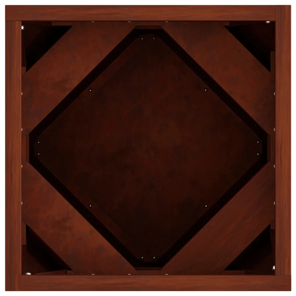 Fioriera Ruggine 30 x 30 x 30 cm 883820