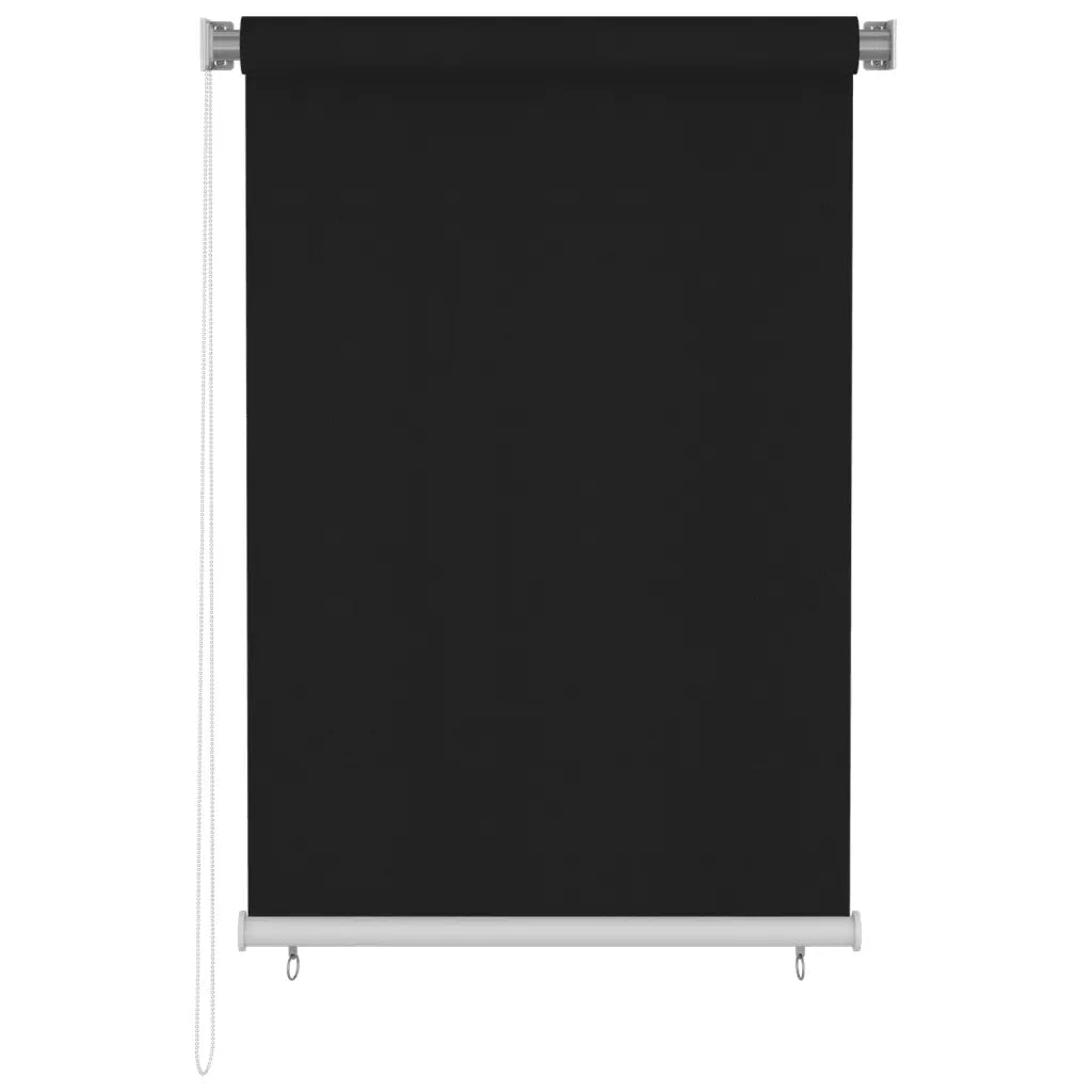 Tenda a Rullo per Esterni 105(L)x140(A) cm nera 312941