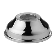ROSONE TONDO IN OTTONE CROMATO ø26   Idroweb