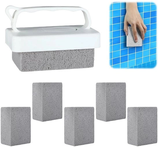 Set di 6 Pescatori Manuali per Piscina con Manico