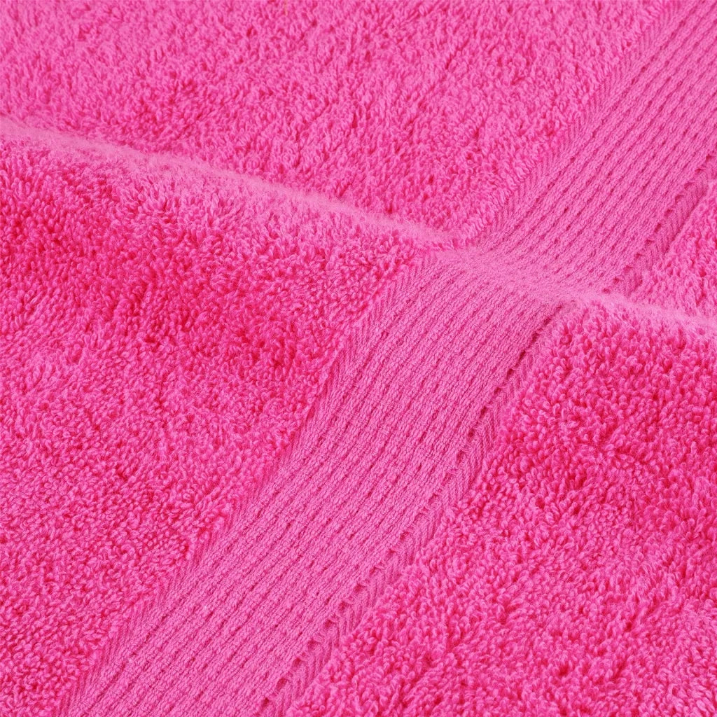 Asciugamani da Doccia SOLUND 10 pz | Teli per bagno Rosa 70x140 cm 600 g/m2