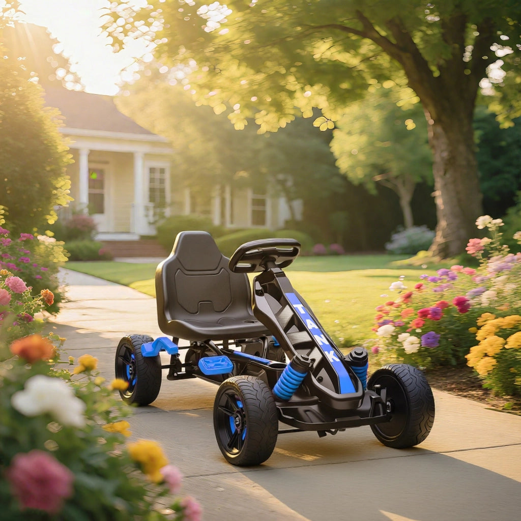 Kart a pedali per bambini con ruote EVA ¨C Minimal ¨C blu