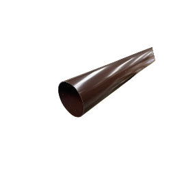 Tubo Pluviale "PLUVIA" in polimglass marrone con Manicotto : Diametro - 100, Metri Lineari - 2 metri