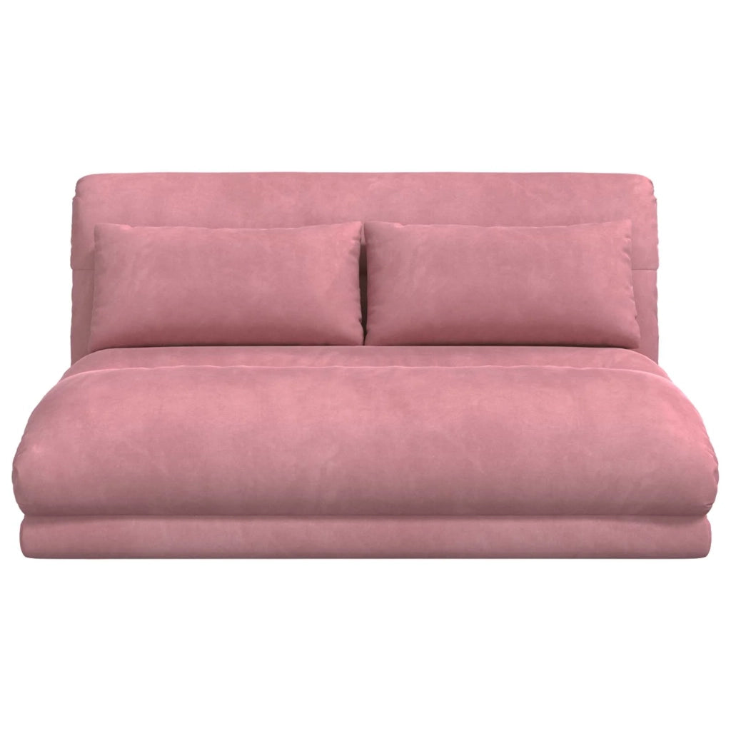 Sedia da Pavimento Rosa 110 x 82 x 55 cm Velluto 42028213