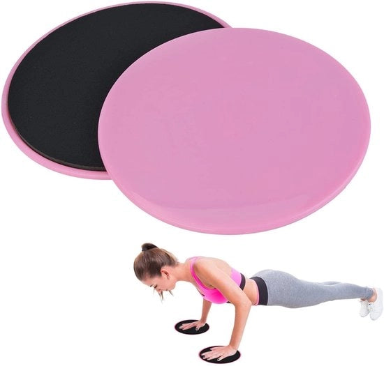Esercizio Core 2 pezzi - Allenamento Core - Apparecchiatura di allenamento corpo completo - Fortificazione del core - Leggero e compattabile - Dischi per esercizio core
