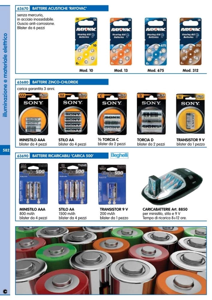10blister beghelli batterie ricaricabili mah1500 stilo bl.4 8851 cod:ferx.14928