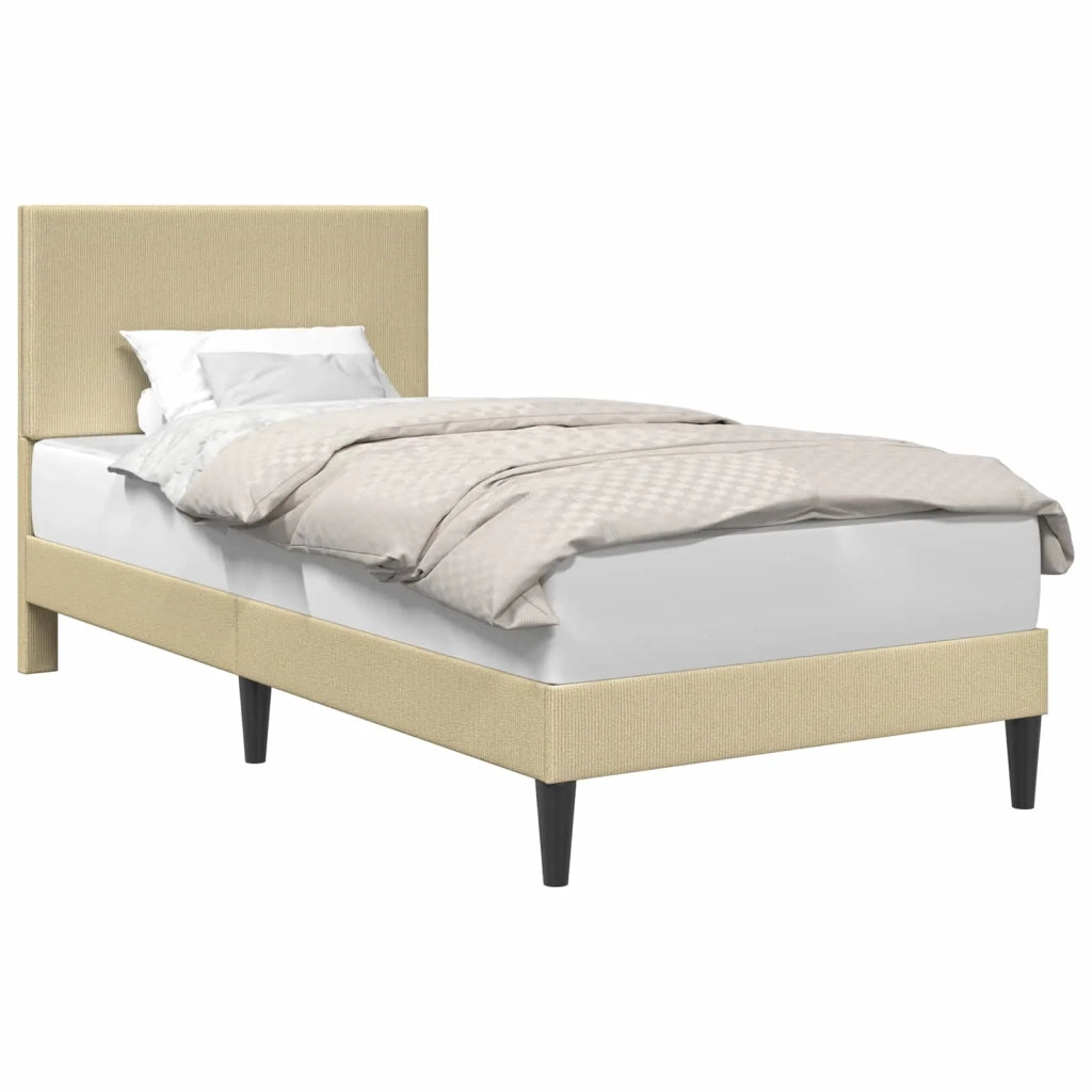 Letto singolo | Letto per adulti | Struttura del letto Grigio Verde Chiaro 90 x 200 cm